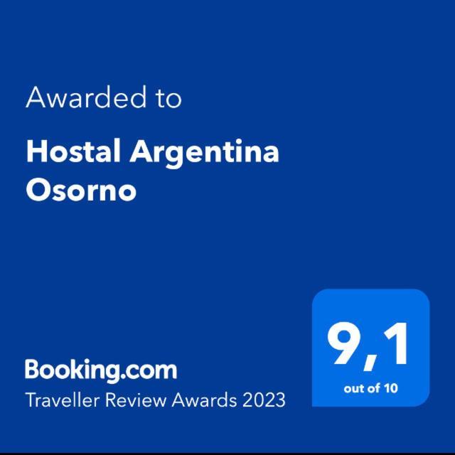 Hostal Argentina Осорно Экстерьер фото